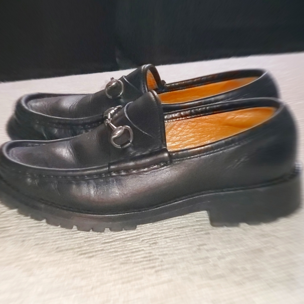 VINTAGE Original Gucci 1953Horsebit Loafers in onyx